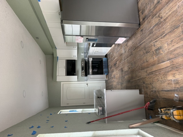New efficiency apartment and executive suite kitchen